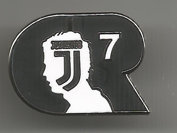 Pin Juventus CR7 Cristiano Ronaldo schwarz